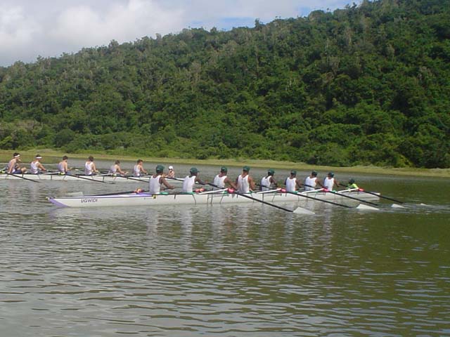 Nemato at the start for Boat Race